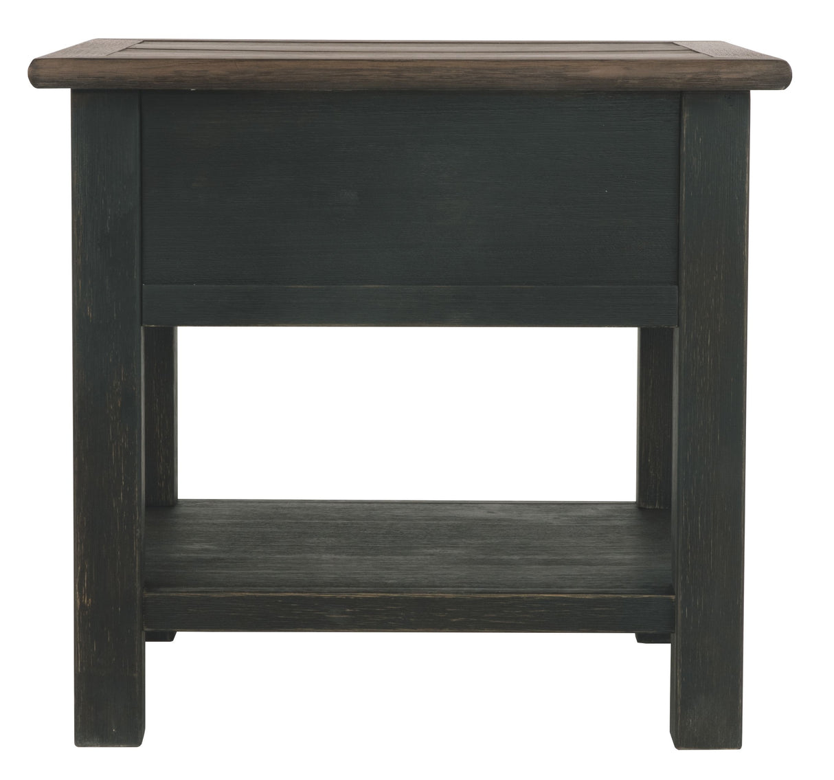 Tyler Creek - Grayish Brown / Black - Rectangular End Table by Signature Design by Ashley® | Bel Furniture