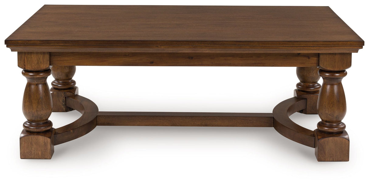 Sturlayne - Brown - Rectangular Cocktail Table by Signature Design by Ashley® | Bel Furniture