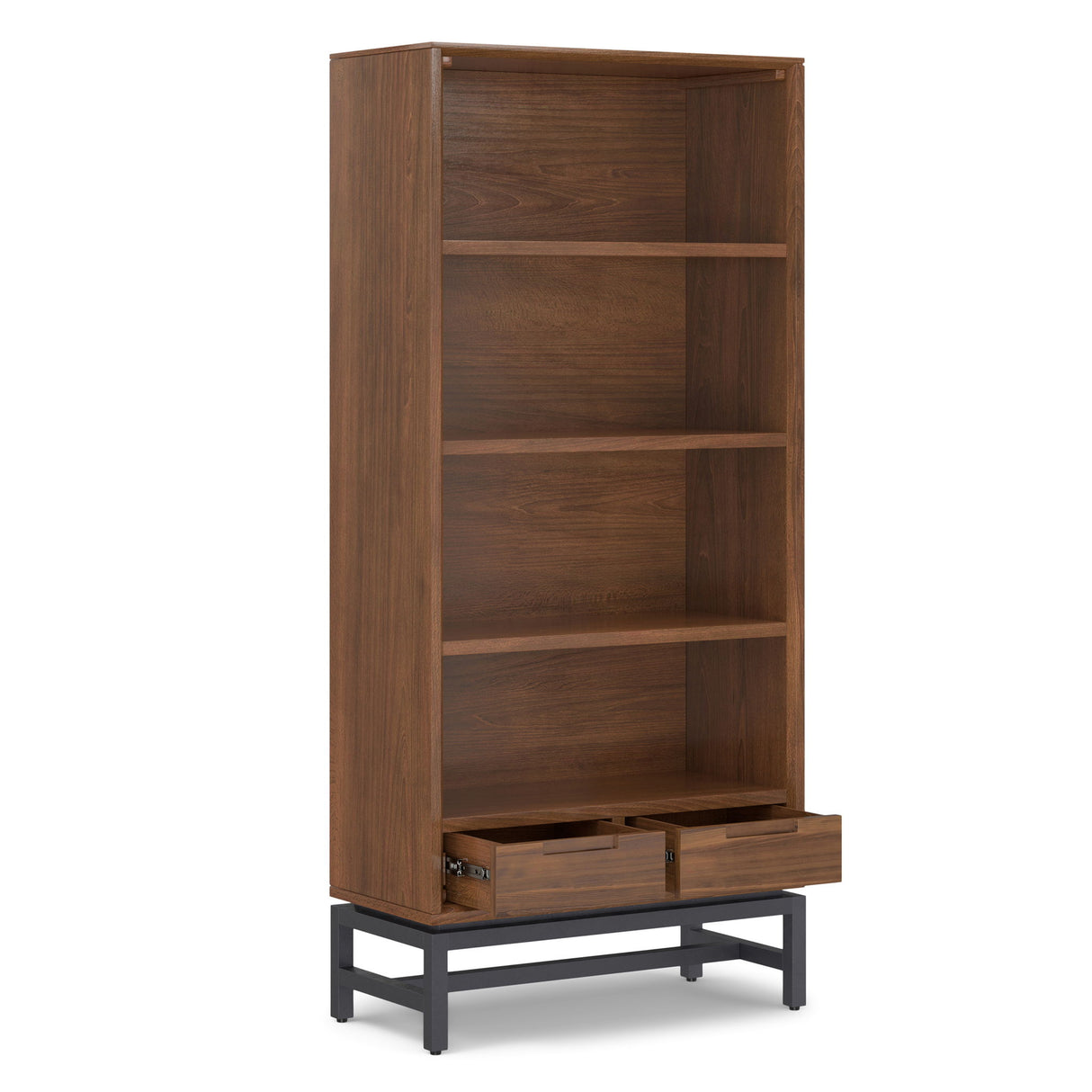 Banting - Mid Century Bookcase, Handcrafted by Simpli-Home | Bel Furniture