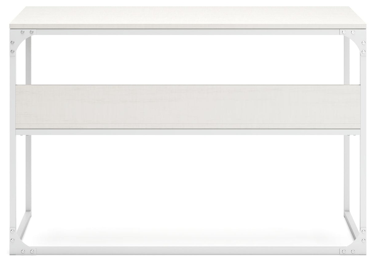 Deznee - White - 48" Home Office Desk by Signature Design by Ashley® | Bel Furniture