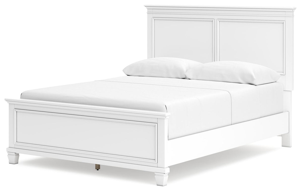 Fortman - Queen Panel Bed - White