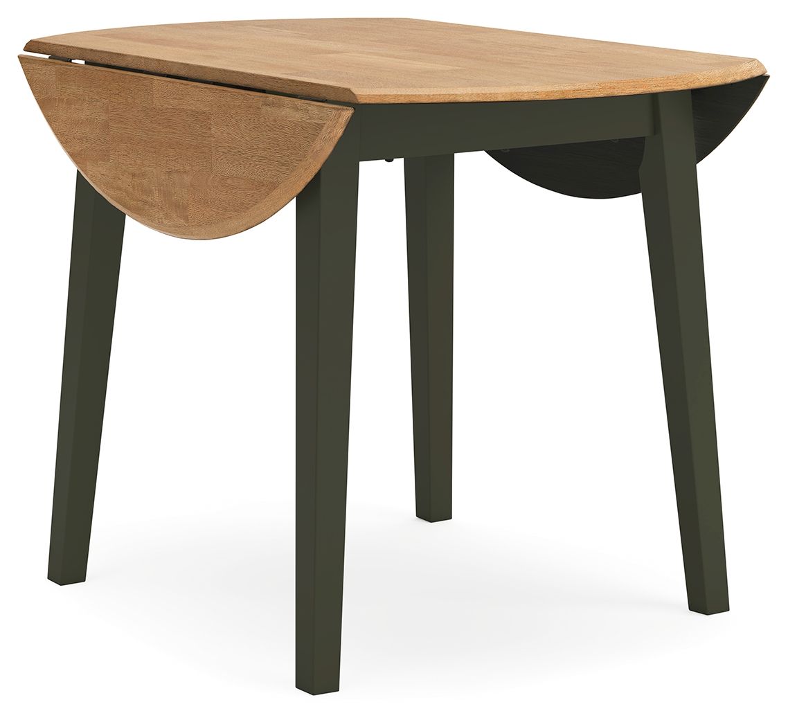 Gesthaven - Round Dining Room Drop Leaf Table by Signature Design by Ashley® | Bel Furniture
