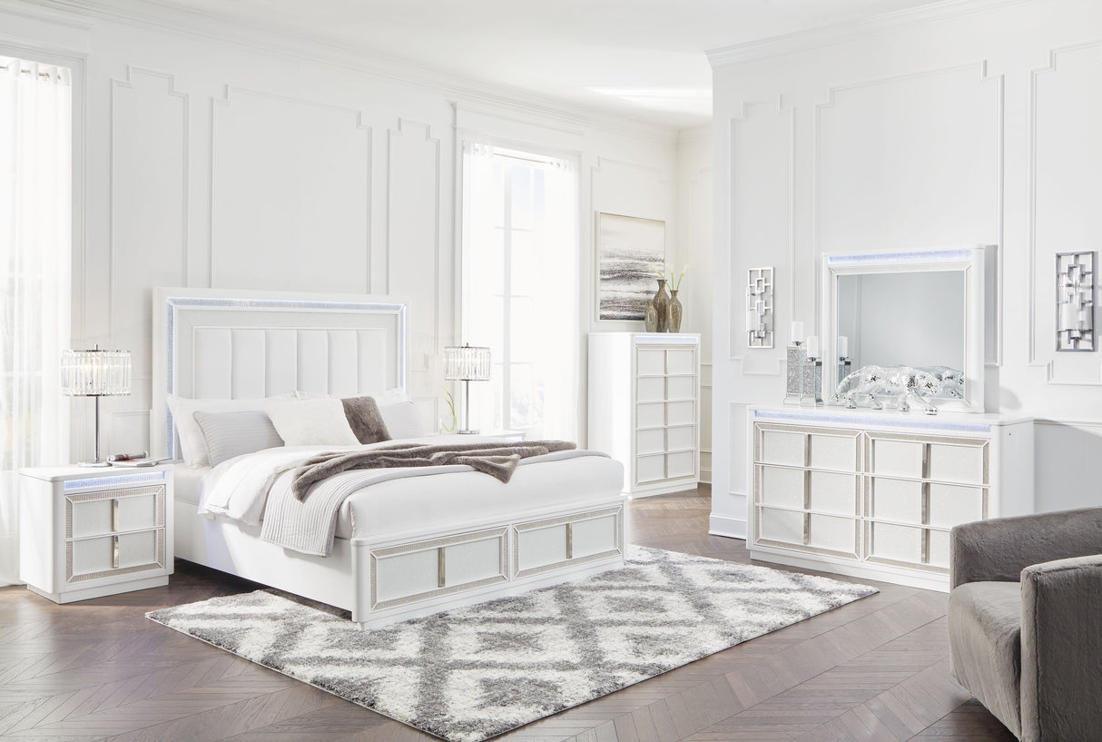 Chalanna - Storage Bedroom Set White by Signature Design by Ashley® | Bel Furniture