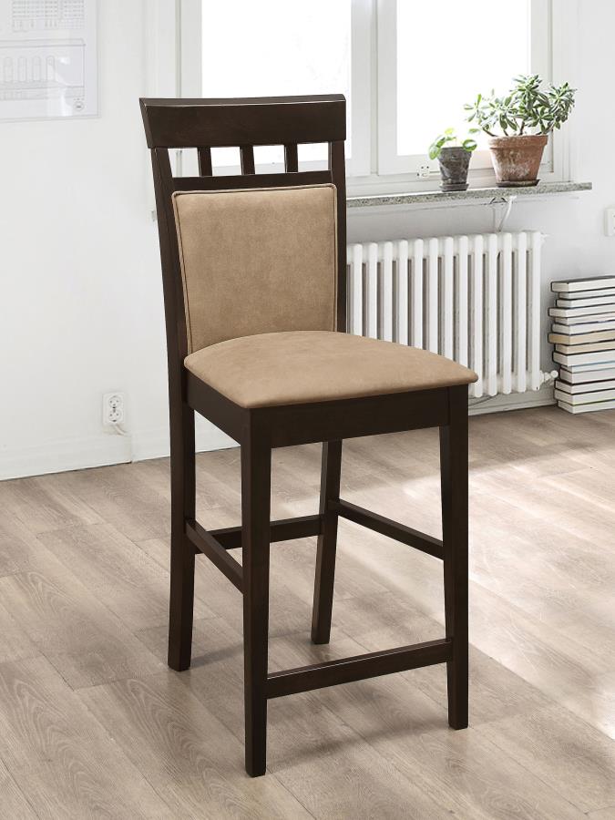 Gabriel - Closed Back Counter Chair (Set of 2) - Cappuccino
