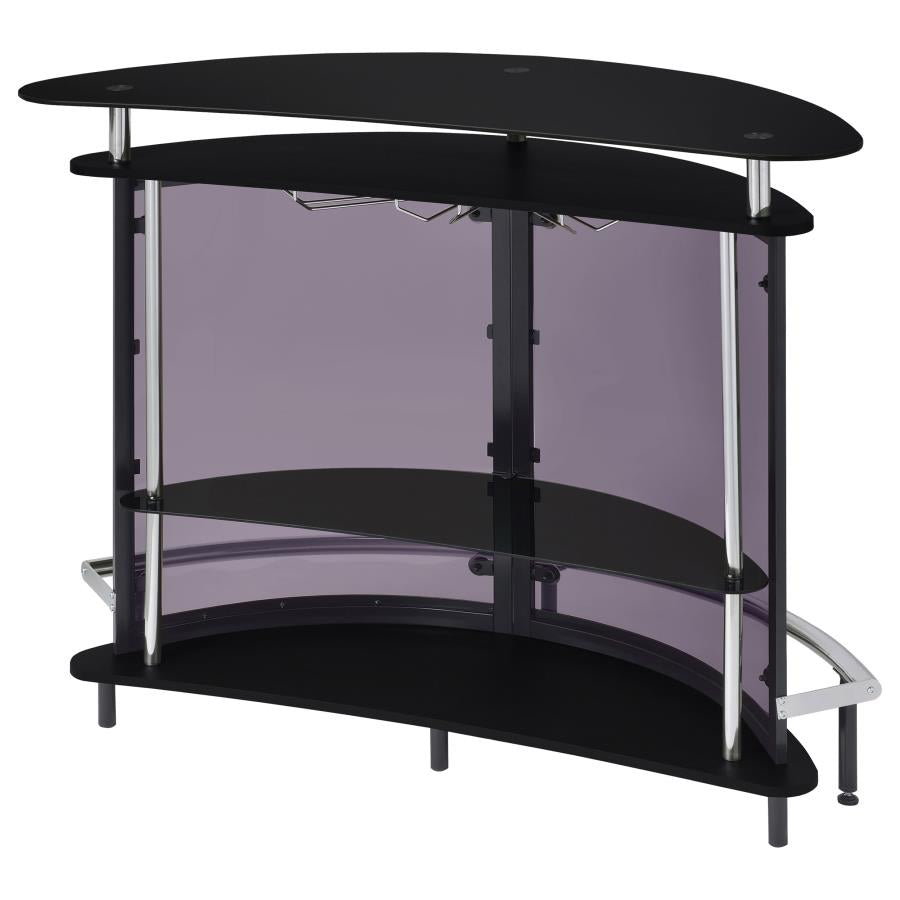 Amarillo - Freestanding Glass Top Home Bar Wine Cabinet
