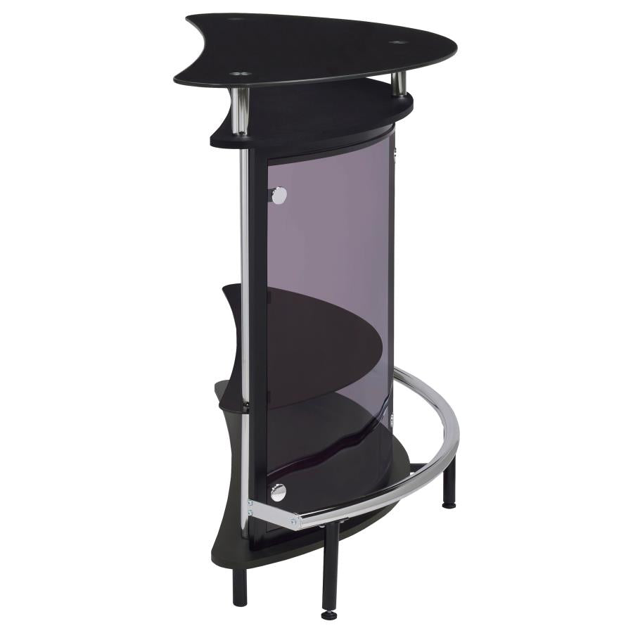 Amarillo - Freestanding Glass Top Home Bar Wine Cabinet