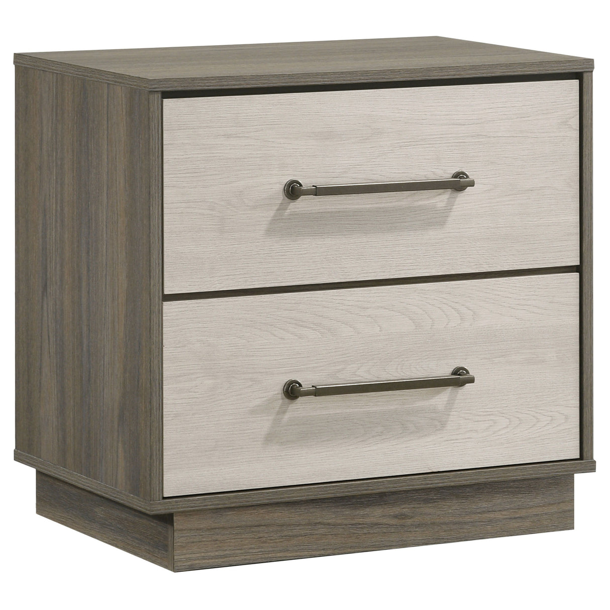 Fenwick - 2-Drawer Nightstand Bedside Table - Gray Oak by Coaster Fine Furniture | Bel Furniture