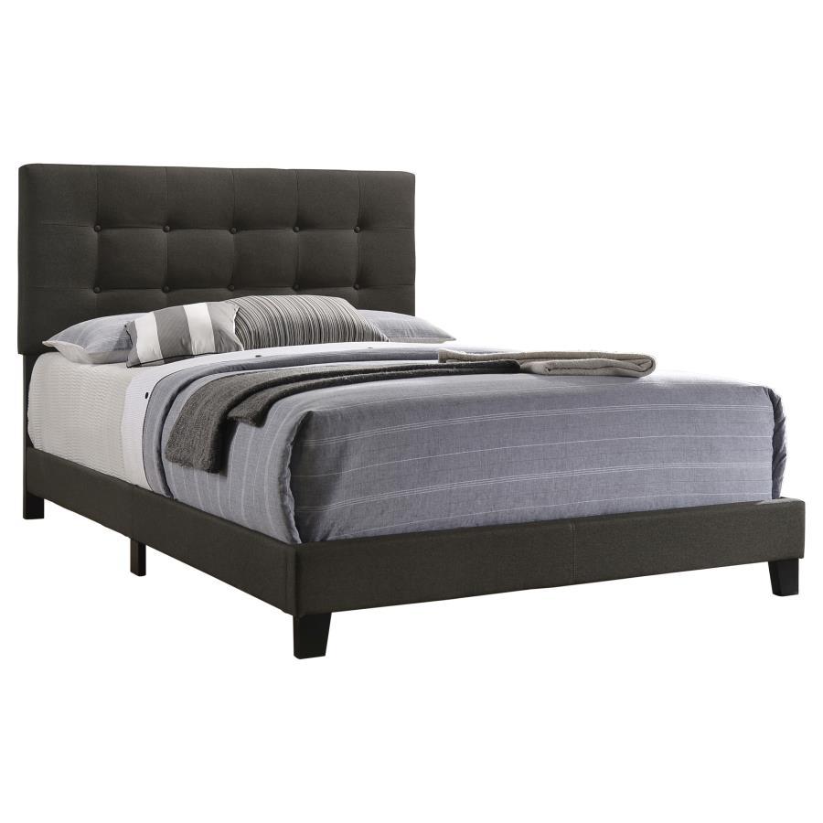 Mapes - Upholstered Panel Bed by CoasterEveryday | Bel Furniture