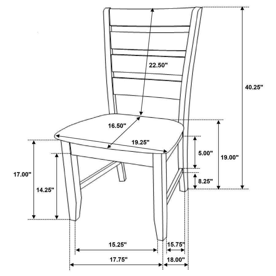 Dalila - Wood Dining Side Chair (Set of 2)