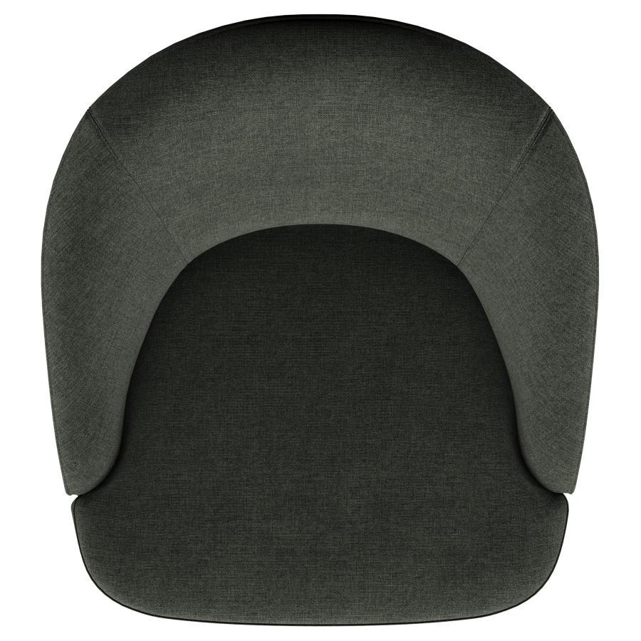 Leon - Upholstered Barrel Accent Swivel Chair by Coaster Fine Furniture | Bel Furniture