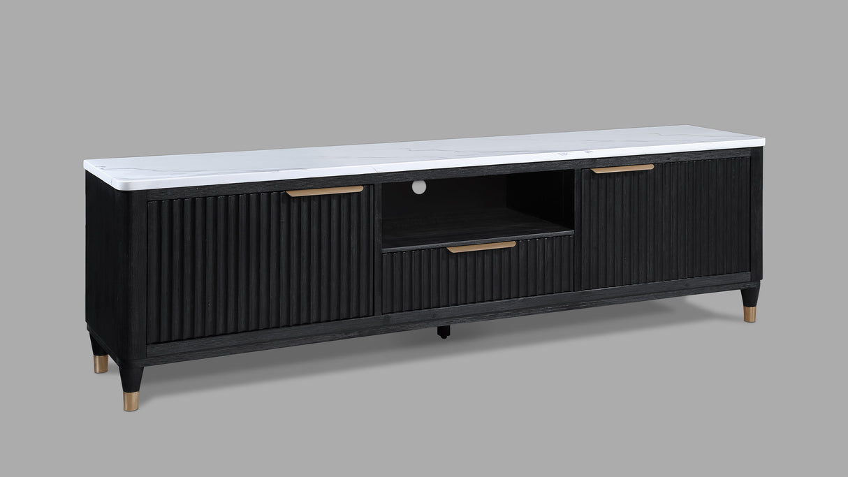 Kara - TV Stand Black by Crown Mark | Bel Furniture