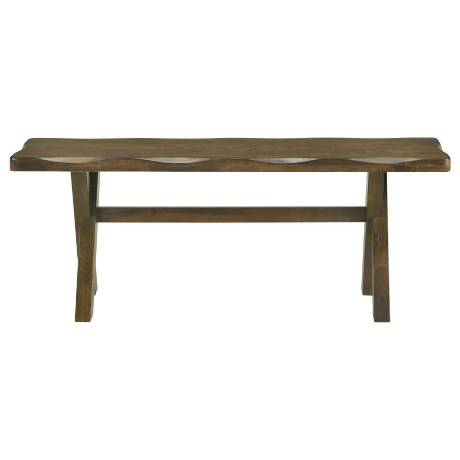 Alston - Wood Dining Bench - Knotty Nutmeg