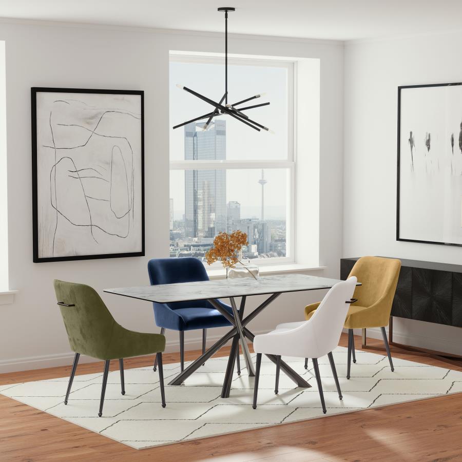 Mayette Upholstered Dining Side Chair (Set of 2)