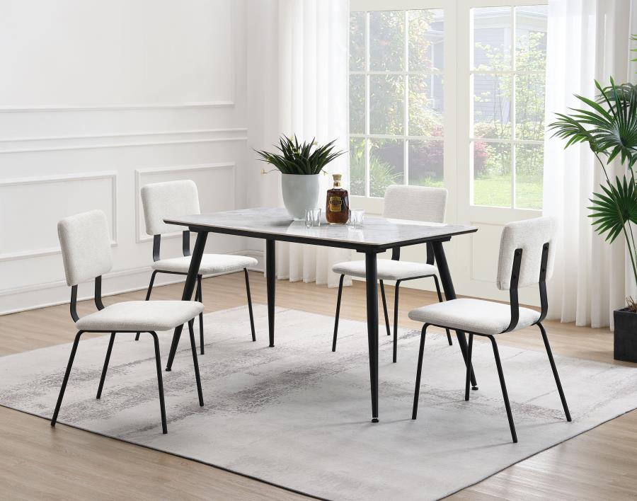 Calla Fabric Upholstered Dining Side Chair (Set of 2)