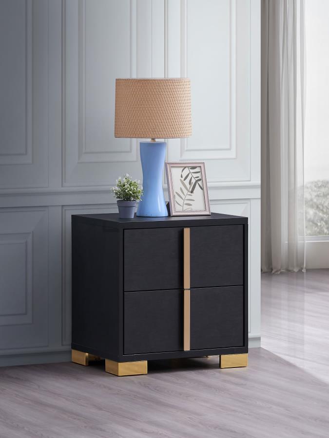 Marceline - 2-Drawer Nightstand by Coaster Fine Furniture | Bel Furniture