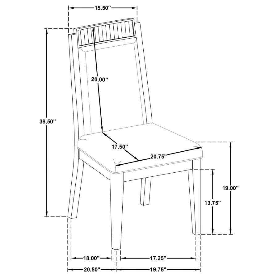 Brookmead Extension Leaf Dining Table Set Black
