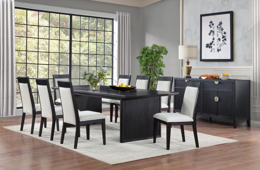 Brookmead - Dining Side Chair (Set of 2) - Ivory / Black