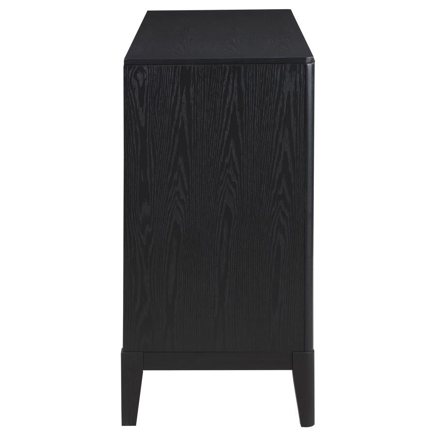Brookmead - 4 Door Sideboard Buffet Storage Cabinet - Black