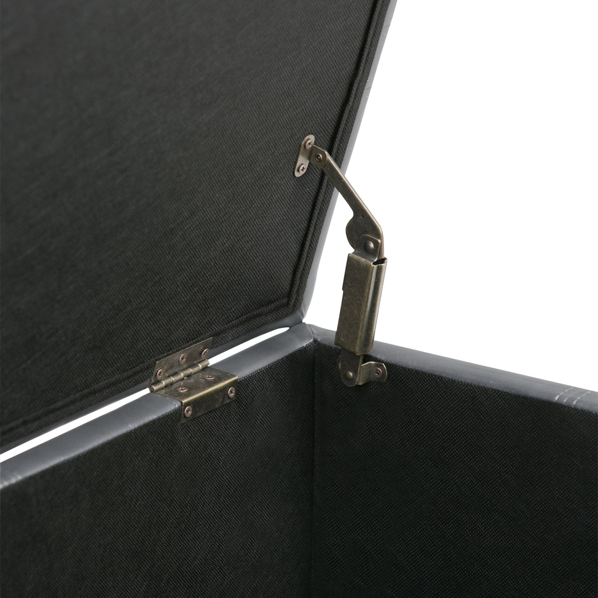 Amelia - Transitional Storage Ottoman Bench by Simpli-Home | Bel Furniture