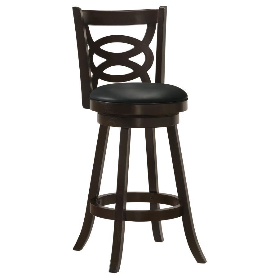 Calecita - Wood Swivel Counter Stool (Set of 2) by CoasterEssence | Bel Furniture