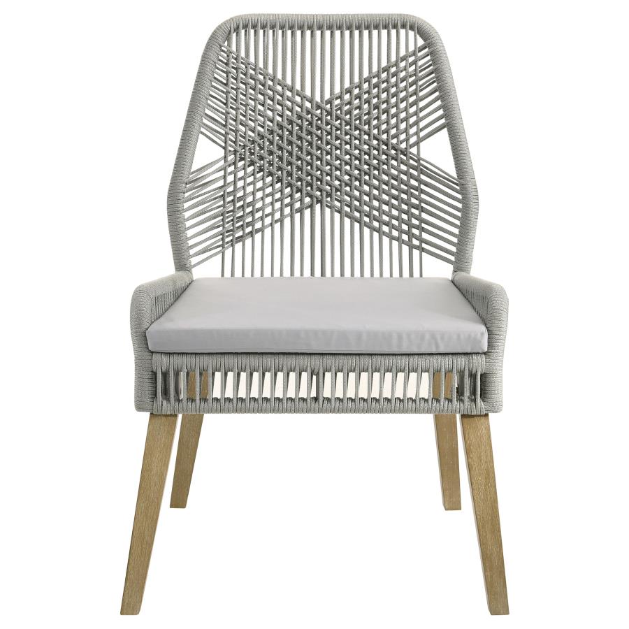 Nakia Woven Rope Dining Side Chairs (Set of 2)