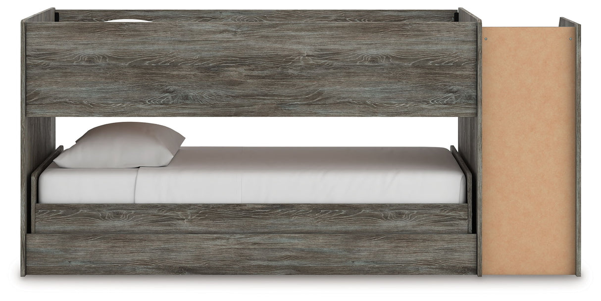 Frandern - Gray - Twin Over Twin Loft Bed by Signature Design by Ashley® | Bel Furniture