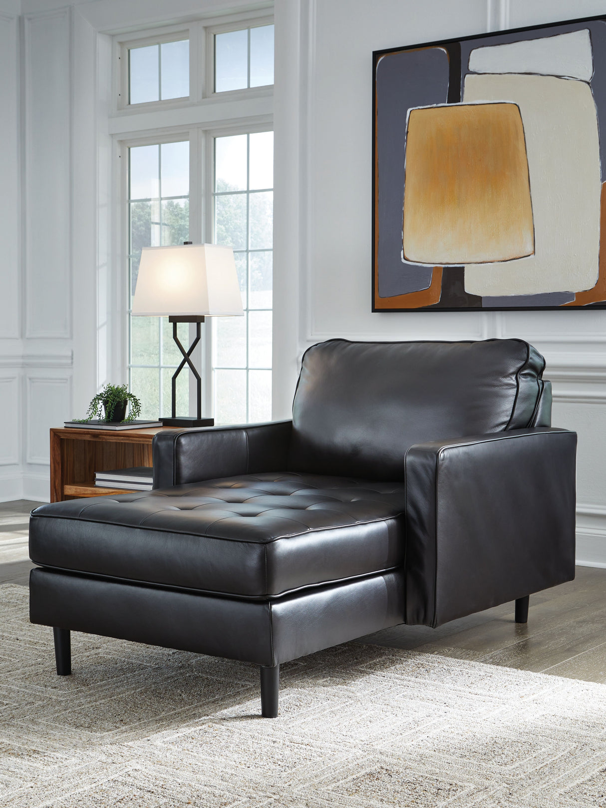 Bryceview - Onyx - Chaise by Signature Design by Ashley® | Bel Furniture