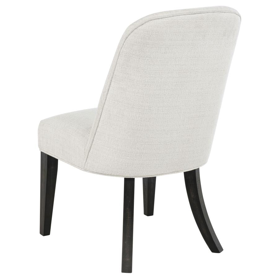 Leandro - Upholstered Dining Side Chair (Set of 2) - Cream
