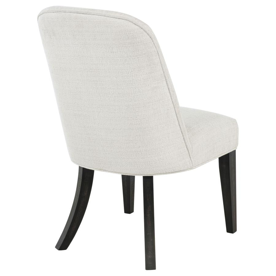 Leandro - Upholstered Dining Side Chair (Set of 2) - Cream