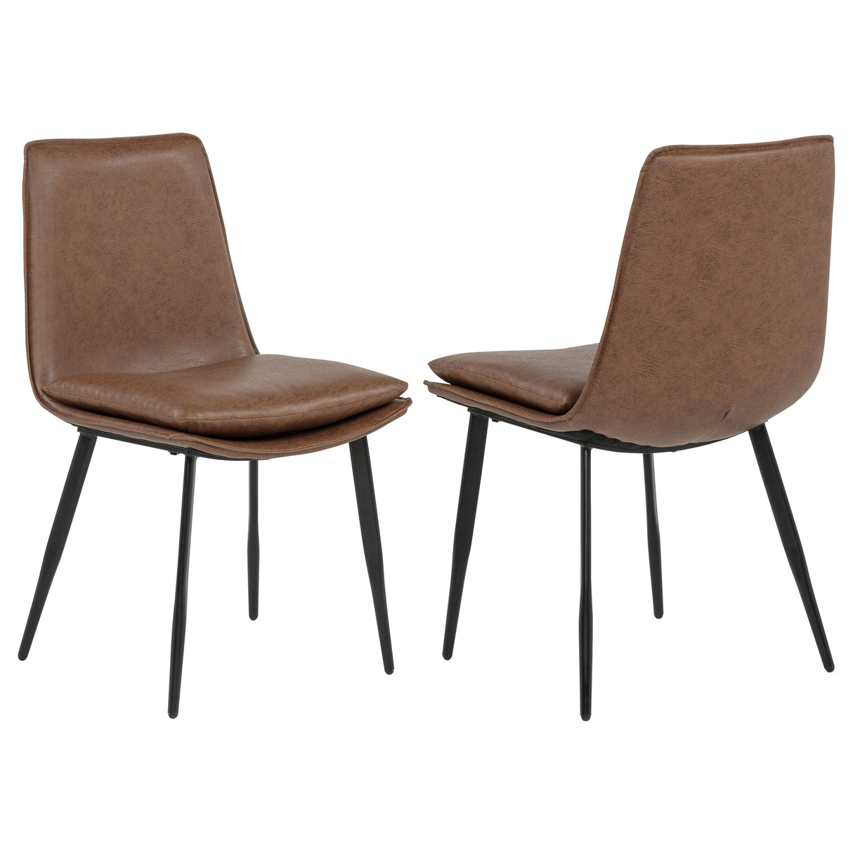 Ortega - Upholstered Dining Side Chair (Set of 2) - Coffee