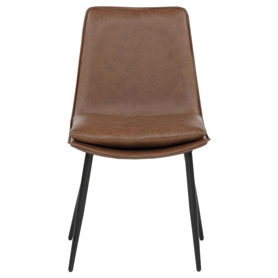 Ortega - Upholstered Dining Side Chair (Set of 2) - Coffee