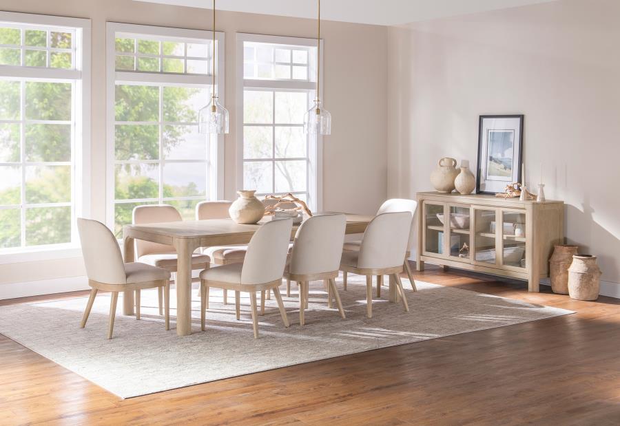 Solano - Upholstered Dining Side Chair (Set of 2) - Beige