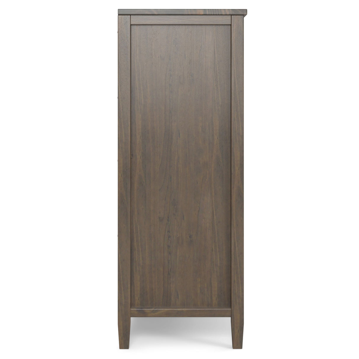 Ela - Medium Storage Cabinet - Smoky Brown by Simpli-Home | Bel Furniture