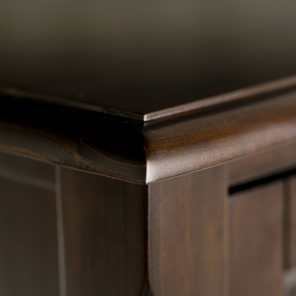 Burlington - Handcrafted Tall TV Media Stand by Simpli-Home | Bel Furniture