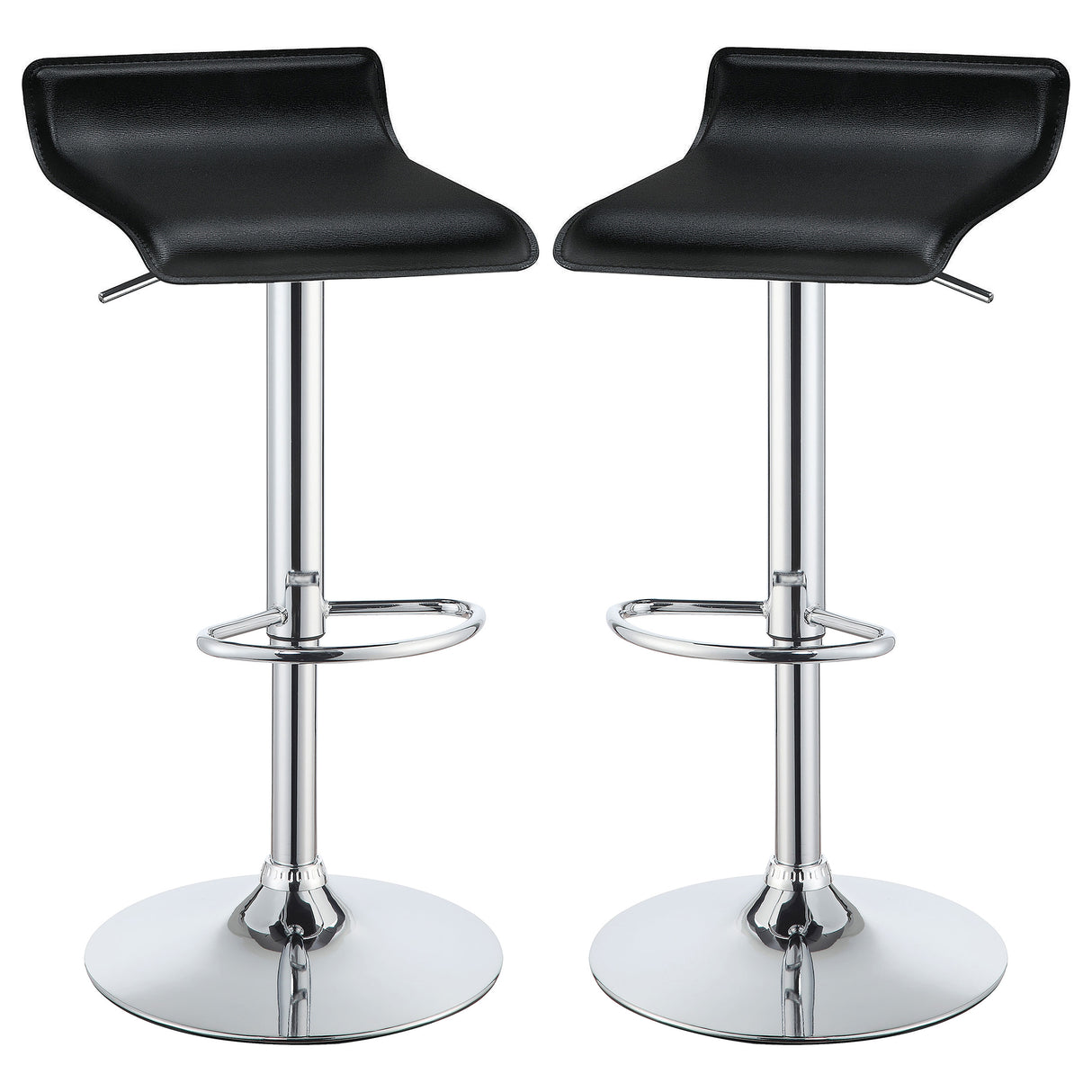 Bidwell Upholstered Adjustable Bar Stool (Set of 2)