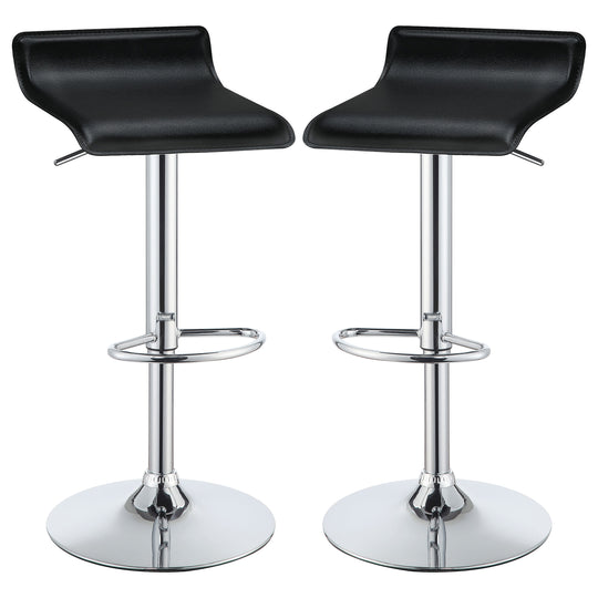 Bidwell Upholstered Adjustable Bar Stool (Set of 2)