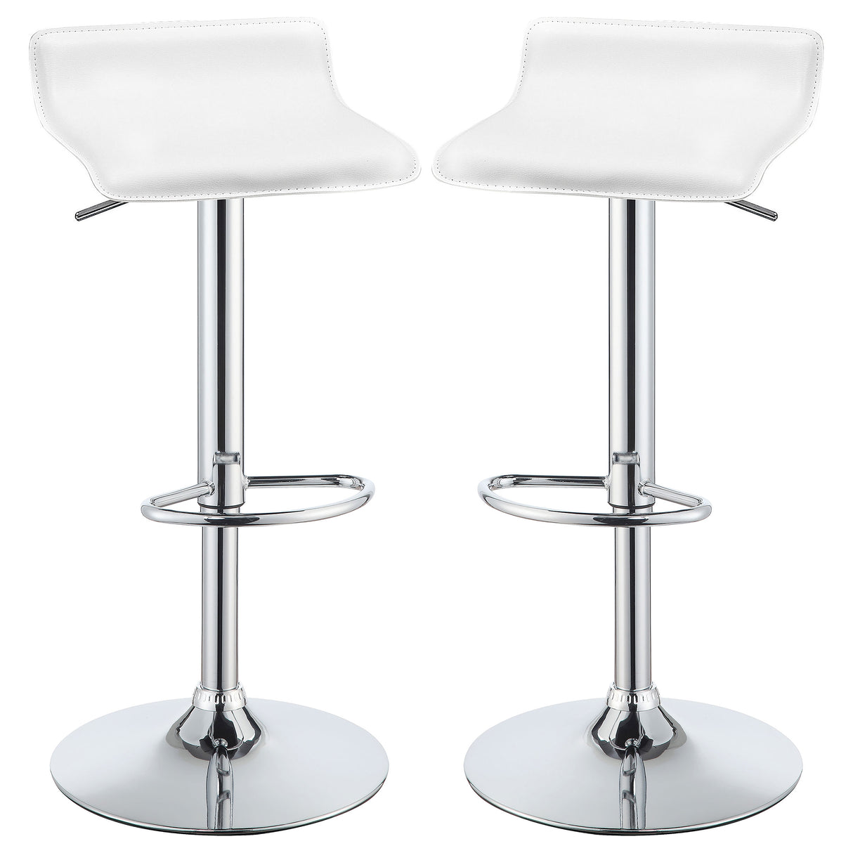 Bidwell Upholstered Adjustable Bar Stool (Set of 2)