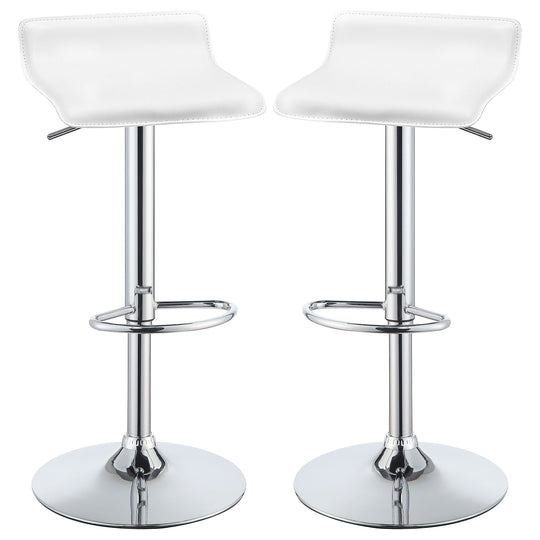 Bidwell Upholstered Adjustable Bar Stool (Set of 2)