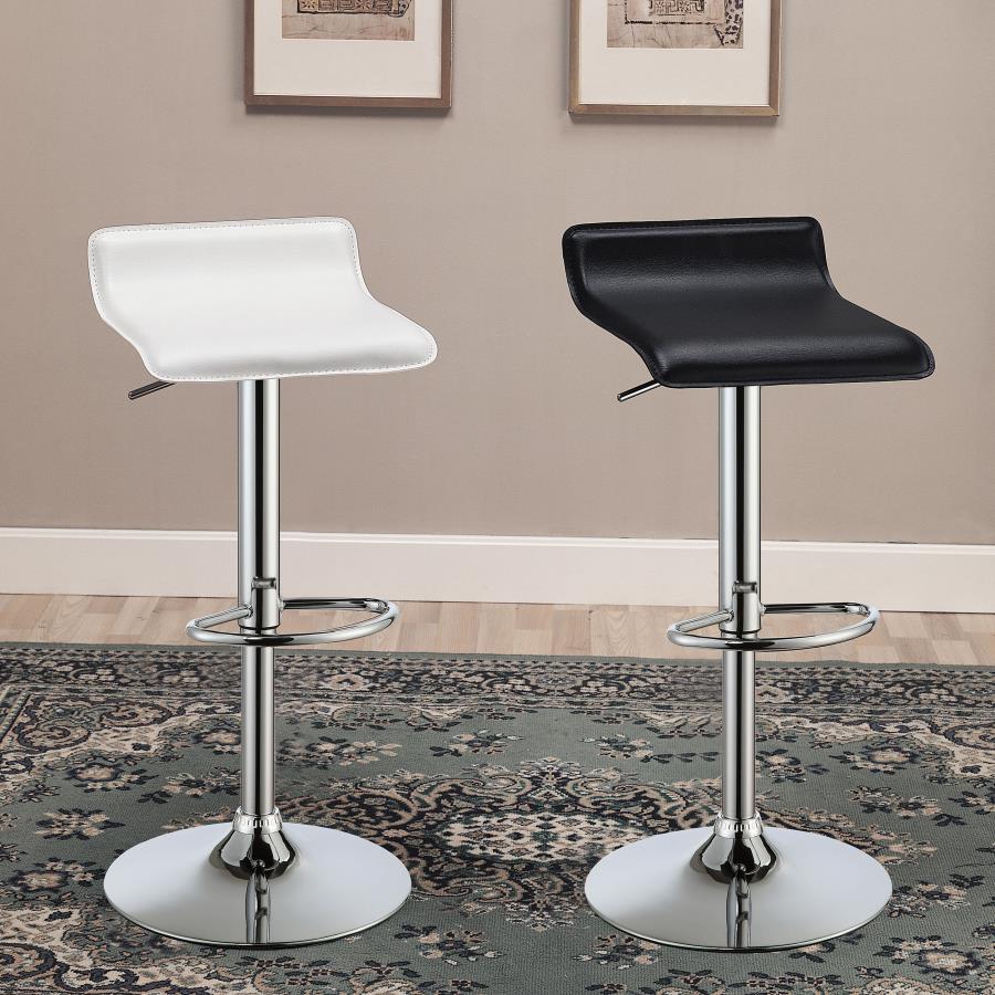 Bidwell Upholstered Adjustable Bar Stool (Set of 2)