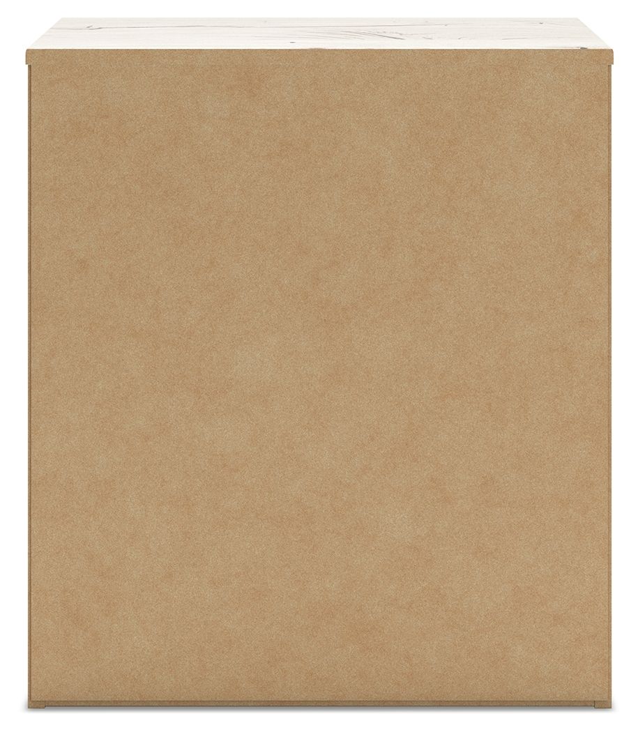 Lawroy - Light Natural - Two Drawer Night Stand by Benchcraft® | Bel Furniture