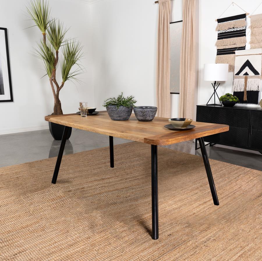 Maverick - Solid Wood Dining Table - Natural Mango