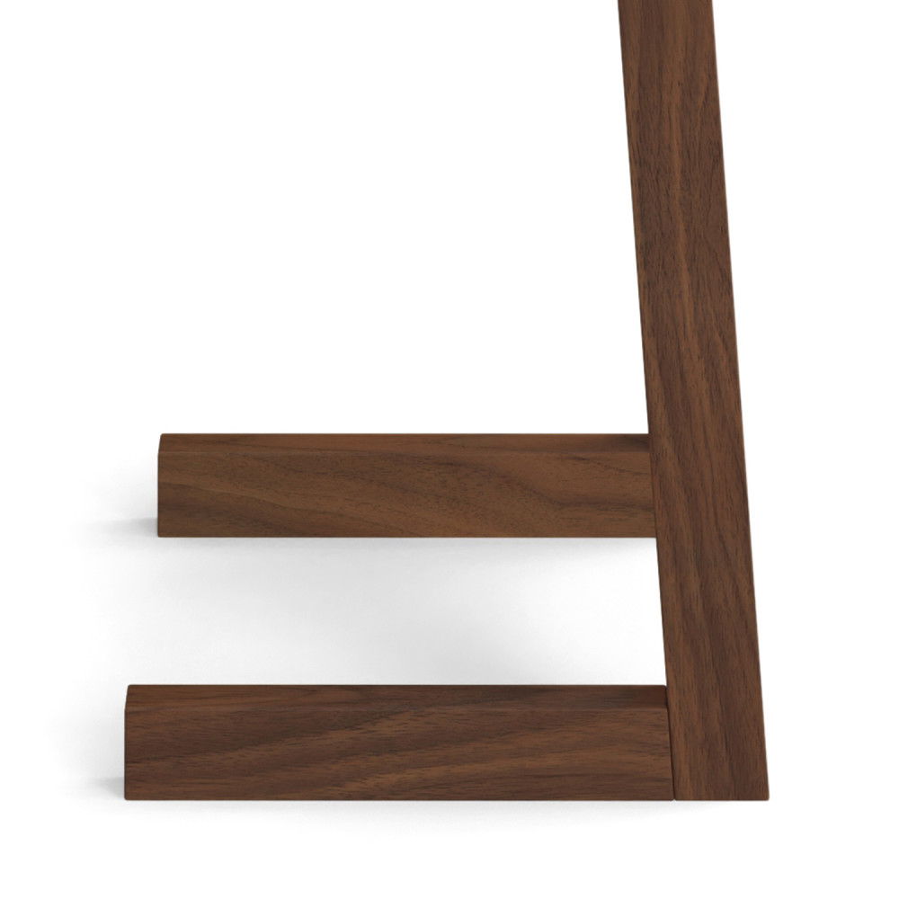 Bray - Bath Towel And Blanket Ladder Shelf - Natural Walnut by Simpli-Home | Bel Furniture