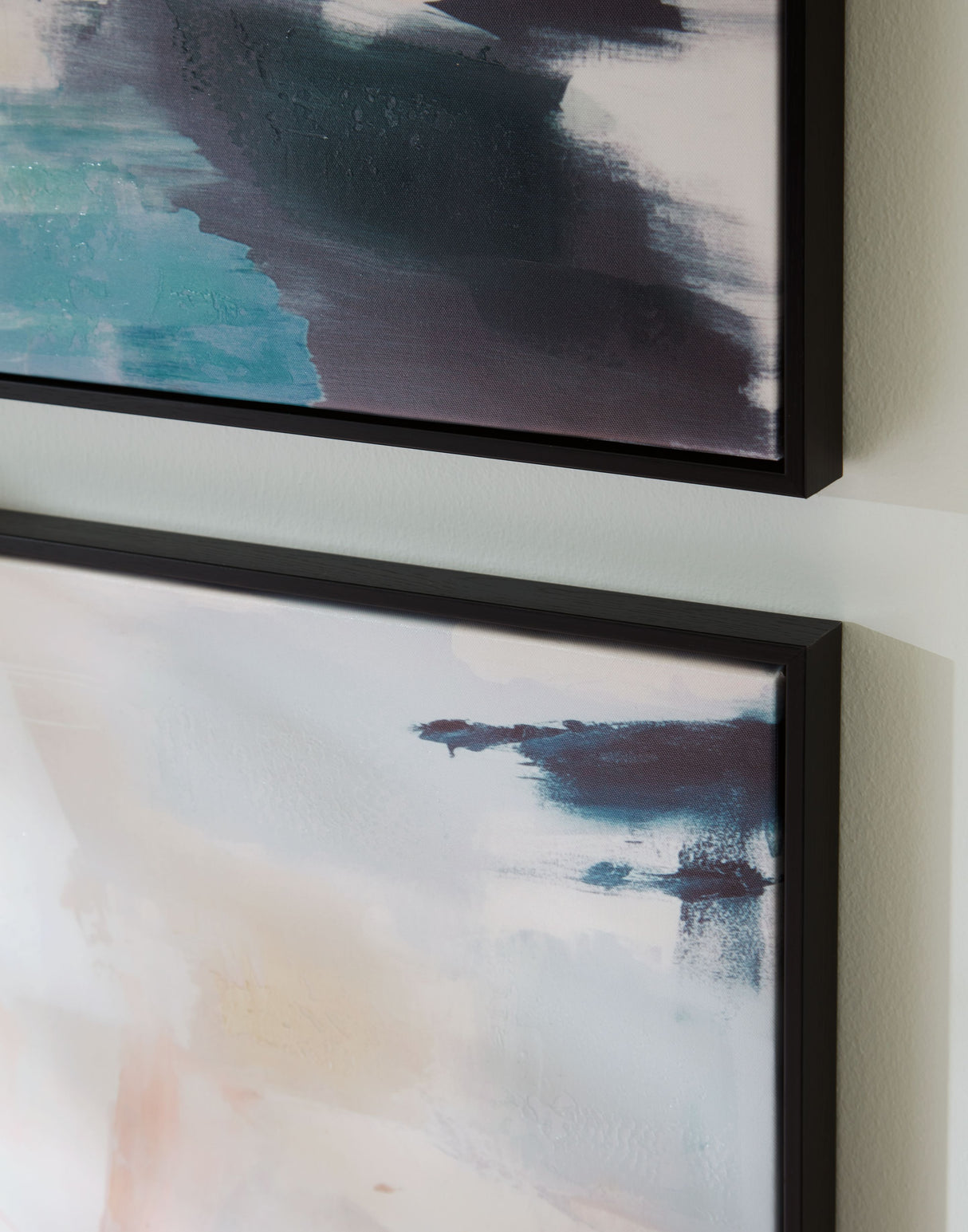 Caldish - Blue / White / Pink - Wall Art Set (Set of 2) by Signature Design by Ashley® | Bel Furniture