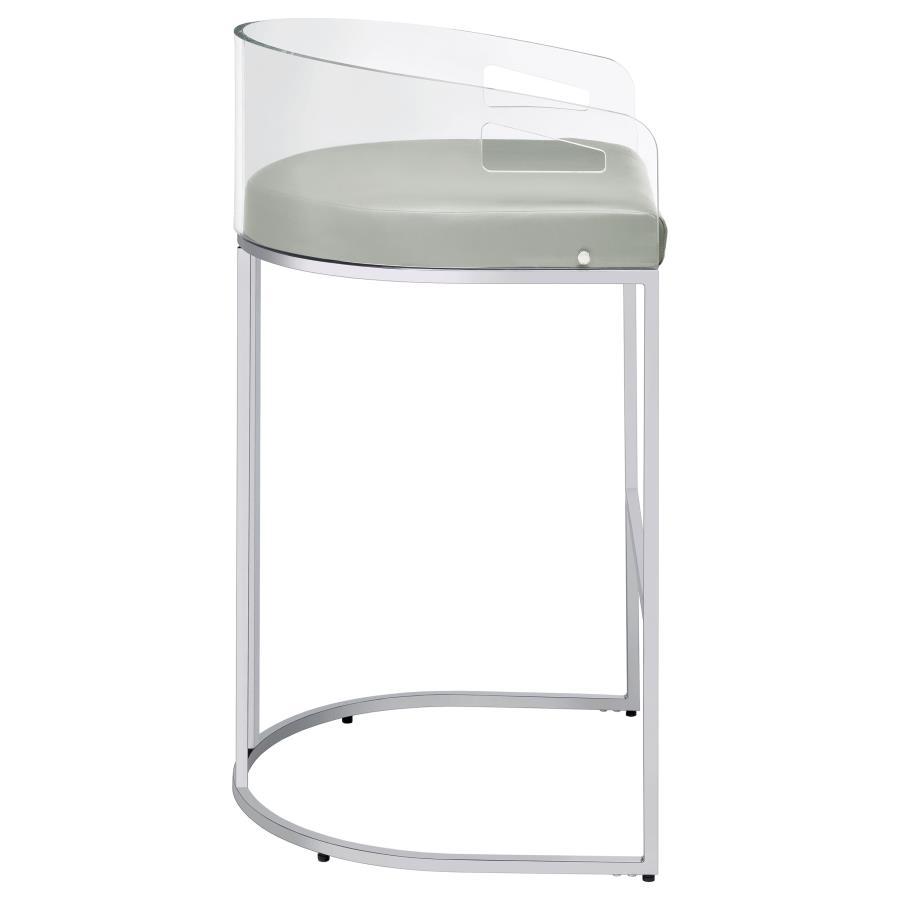 Thermosolis - Clear Acrylic Chair (Set of 2) by CoasterElevations | Bel Furniture