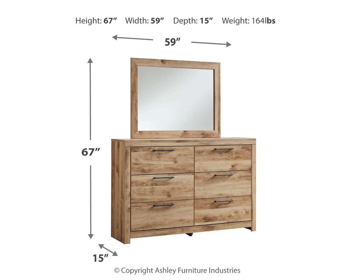 Hyanna - Dresser, Mirror - Tan