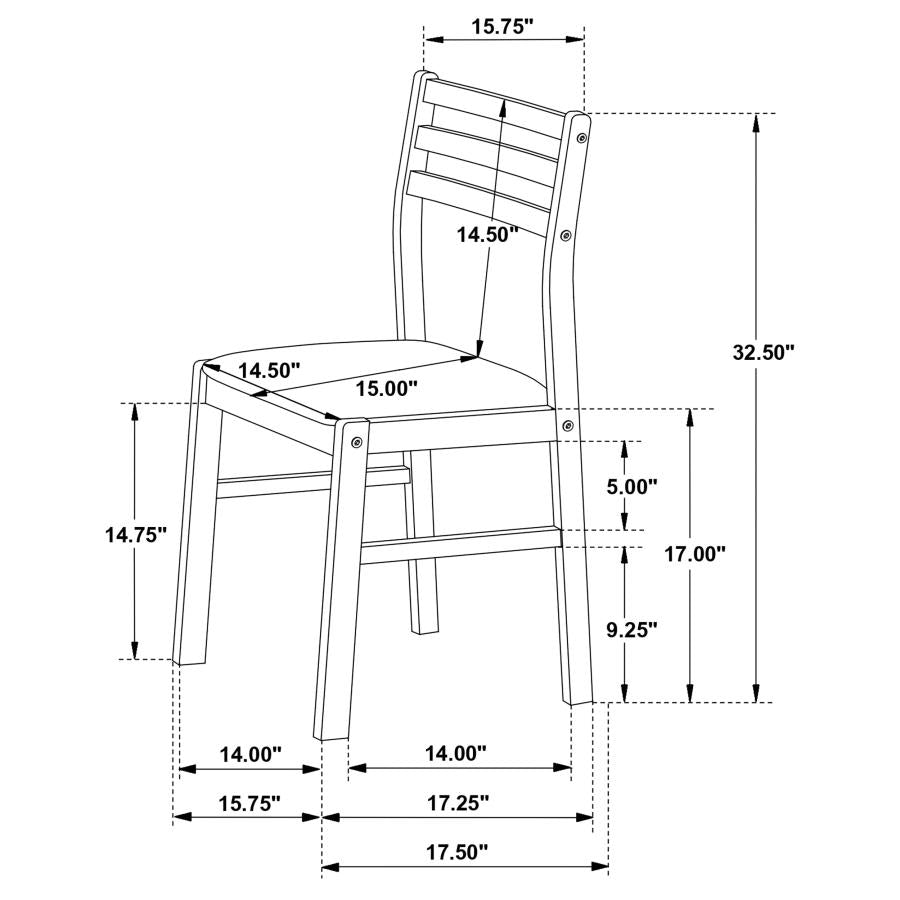 Bucknell - 3 Piece Round Drop Leaf Dining Table Set
