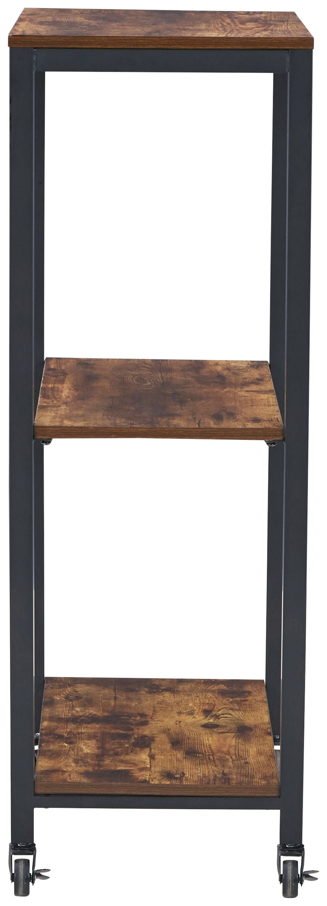 Bevinfield - Brown / Black - Bar Cart by Signature Design by Ashley® | Bel Furniture