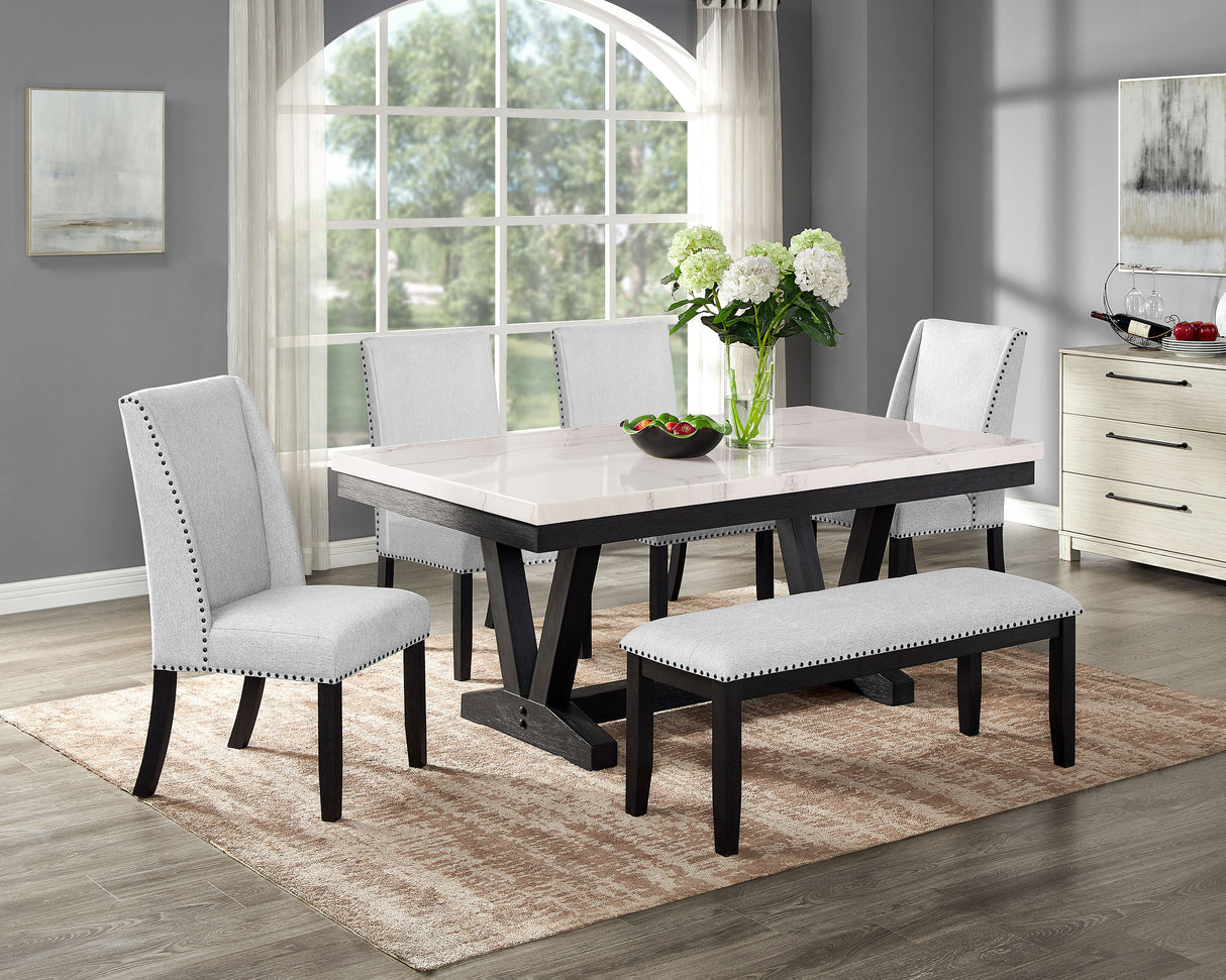 Vance - Bench - Charcoal & Gray