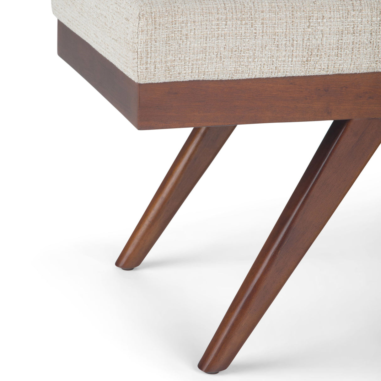 Chanelle - Mid-Century Ottoman Bench by Simpli-Home | Bel Furniture