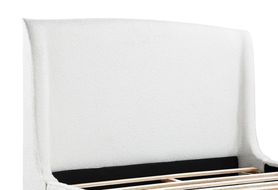 Mosby - Upholstered Wingback Bed by Coaster Fine Furniture | Bel Furniture